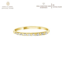 Load image into Gallery viewer, Double Diamond Ring Set 9K Solid Gold 15% Off
