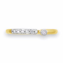 Load image into Gallery viewer, Diamond Open Ring in 10K or 14K Gold
