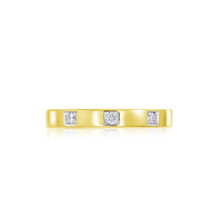 Load image into Gallery viewer, Diamonds Dots 0.06carats available in 9K 14K and 18K Yellow Gold
