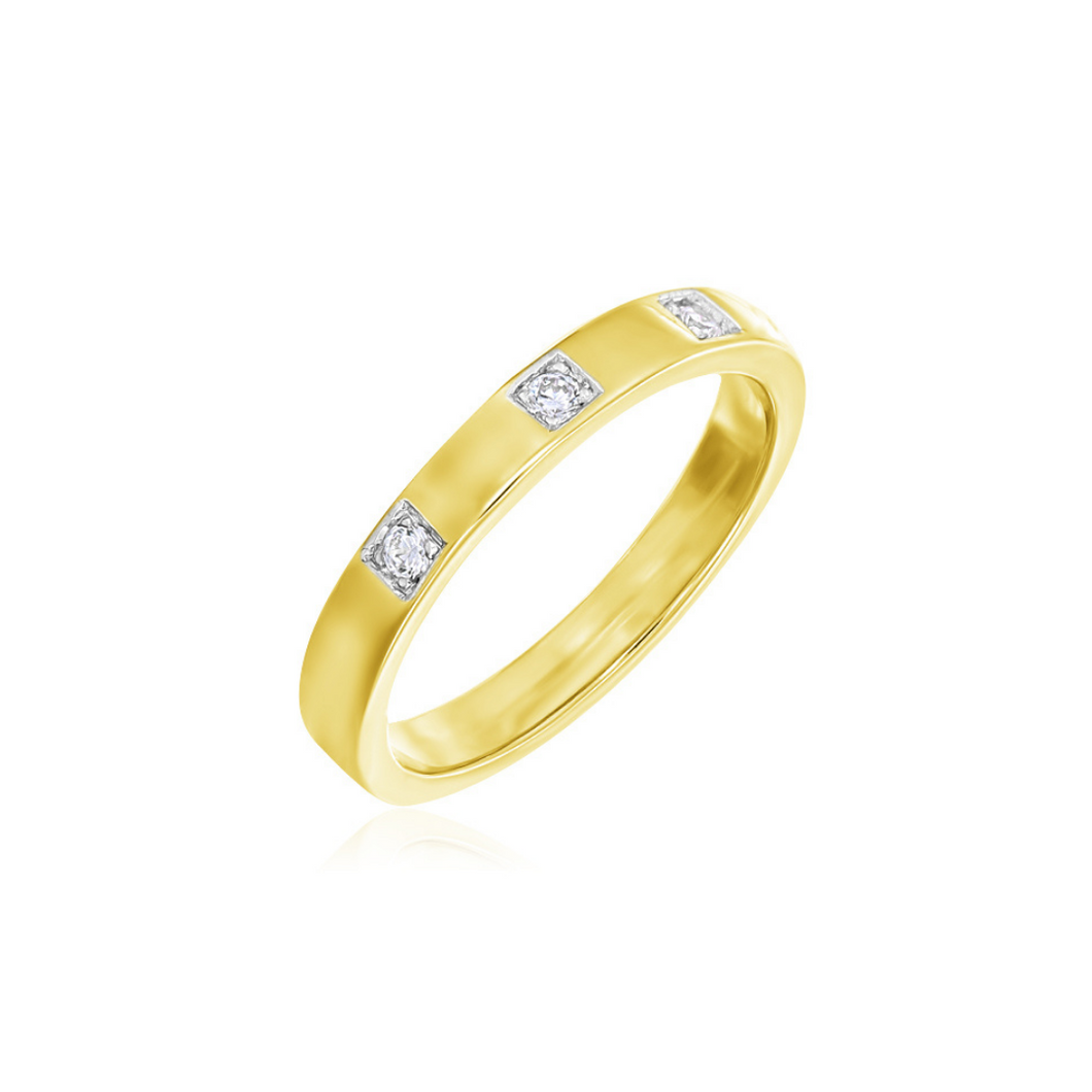 Diamonds Dots 0.06carats available in 9K 14K and 18K Yellow Gold