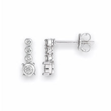 Load image into Gallery viewer, Tiny Drop Earring in 18K White Gold
