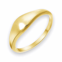 Load image into Gallery viewer, Pinky Signet Ring Solid Gold 9K 14K 18K
