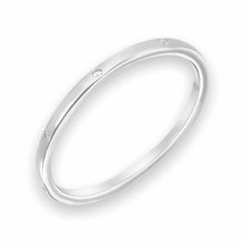 Load image into Gallery viewer, Diamond Dot Ring Band in 9K 14K or 18K Gold
