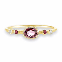 Load image into Gallery viewer, Sapphire Pop Ring in 9K 14K or 18K solid gold
