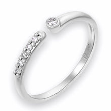 Load image into Gallery viewer, Diamond Open Ring in 10K or 14K Gold
