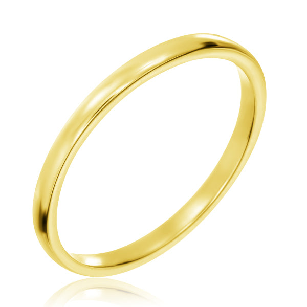 Extreme Fine Gold Band 1.2mm available in 9K 14K and 18K Yellow Gold